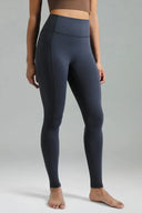 Dreamlux High Waisted No Front Seam 28" Full Length Workout Leggings w/ Pockets