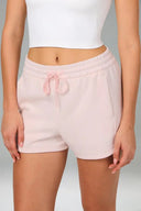 Shorts lounge de modal con cordón y bolsillos