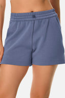 Shorts lounge de modal de 4" con bolsillos