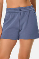 Shorts lounge de modal de 4" con bolsillos