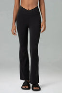 Leggings acampanados cruzados Dreamlux de 31,5"