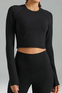 Dreamlux Long Sleeve Cropped Workout Shirt