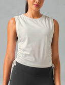 Sorona Adjustable Drawstring Cover-Up Tank Top