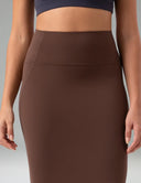 Dreamlux High-Rise Slim-Fit Midi Work Skirt