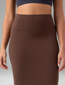Dreamlux High-Rise Slim-Fit Midi Work Skirt