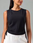 Sorona Adjustable Drawstring Cover-Up Tank Top