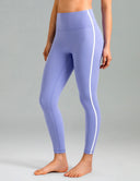 Dreamlux High Waisted No Front Seam 25" Yoga Legging w/ Contrast Trim