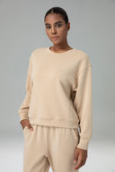Velvra® Modal Crewneck Long Sleeve Sweatshirt