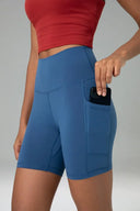 6'' gebürstete Shorts mit Taschen