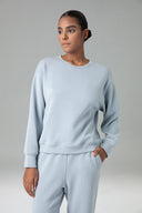 Velvra® Modal Crewneck Long Sleeve Sweatshirt