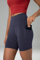 6'' gebürstete Shorts mit Taschen
