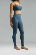 Dreamlux High Waisted No Front Seam 28" Full Length Workout Leggings w/ Pockets