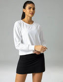 Dreamlux High Waisted Seamless Work Skirt w/ Built-in Shorts & Pockets
