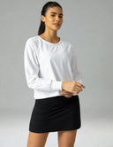 Dreamlux High Waisted Seamless Work Skirt w/ Built-in Shorts & Pockets