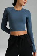Dreamlux Long Sleeve Cropped Workout Shirt