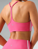 Dreamlux Y-Back Adjustable Sports Bras w/ Side Stripes