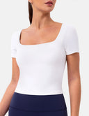 Dreamlux Square Neck Top w/ Built-In Bra