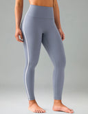 Dreamlux High Waisted No Front Seam 25" Yoga Legging w/ Contrast Trim