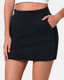 Velvra Modal Streamline A-Line Skirt w/ Pockets