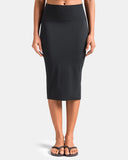 Dreamlux High-Rise Slim-Fit Midi Work Skirt
