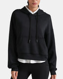 Velvra Modal Cropped Pullover Hoodie