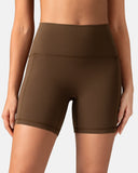 Dreamlux High Waisted No Front Seam 6" Biker Short w/ Pockets