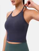 Sculptiva Sleeveless Workout Tank w/ Built-in Bras