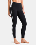 Dreamlux High Waisted No Front Seam 25" Yoga Legging w/ Contrast Trim