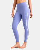 Dreamlux High Waisted No Front Seam 25" Yoga Legging w/ Contrast Trim