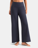 Dreamlux Wide Leg High Waisted Ultra Soft 27.5" Daily Pant - Petite