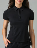 Sorona Longline Work Polo Shirt w/ Concealed Buttons
