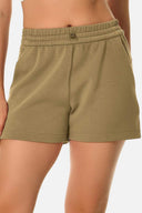 Shorts lounge de modal de 4" con bolsillos