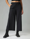 Essential High Waisted 25" Wide Leg Lounge Pants w/ Pockets