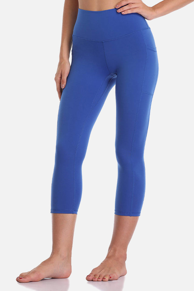 Essential Leggings with Pockets - Sapphire Blue