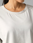 Sorona Oversized Long Sleeve Top w/ Twisted Open Back