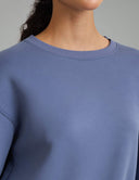 Velvra Modal Fleece Crewneck Sweatshirt w/ Thumb Holes