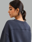 Velvra Modal Fleece Crewneck Sweatshirt w/ Thumb Holes