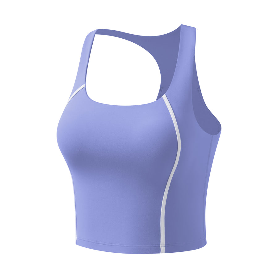 Dreamlux Y-Back Adjustable Sports Bra w/ Side Stripes