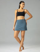 Dreamlux High Waisted Seamless Work Skirt w/ Built-in Shorts & Pockets