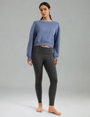 Velvra Modal Fleece Crewneck Sweatshirt w/ Thumb Holes