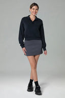 Velvra Modal Streamline A-Line Skirt w/ Pockets