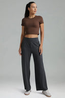 Dreamlux Mid Waisted Wide Leg Athletic Pant