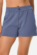 Shorts lounge de modal de 4" con bolsillos