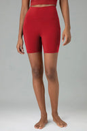 Essential High Waisted No-Roll 6" Sports Shorts w/ Pockets