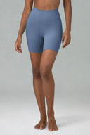 Essential High Waisted No-Roll 6" Sports Shorts w/ Pockets