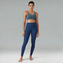 Dreamlux V-Neck Strappy Back Workout Bra – Light Support