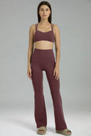 Legging acampanado Dreamlux de 29,5" con bolsillos con cremallera