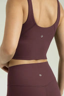 Camiseta sin mangas corta con cuello en V acanalado Dreamlux 