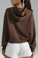 Velvra Modal Cropped Pullover Hoodie