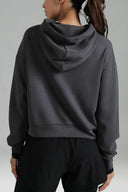 Velvra Modal Cropped Pullover Hoodie